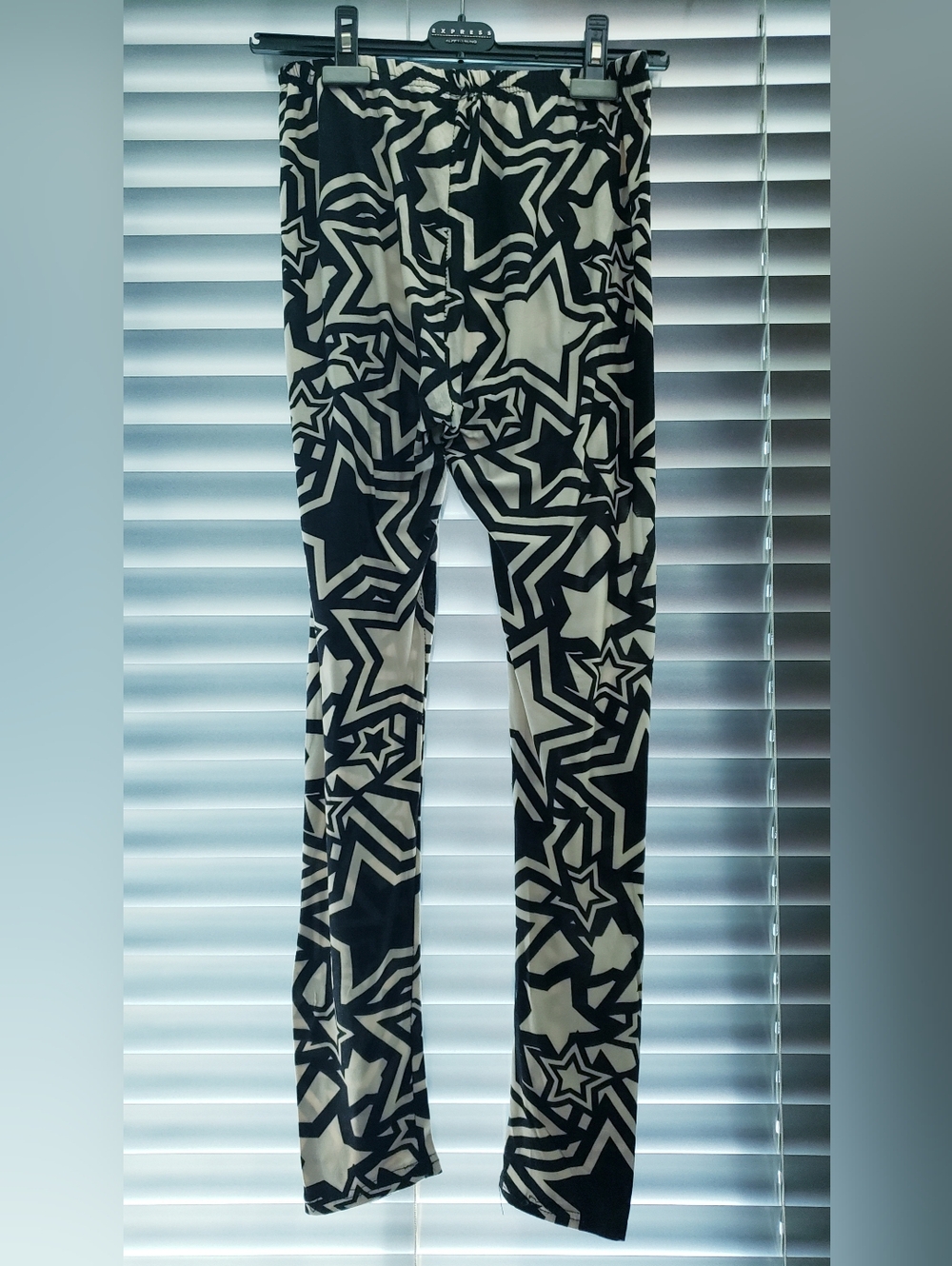 Black & White Star Print Leggings